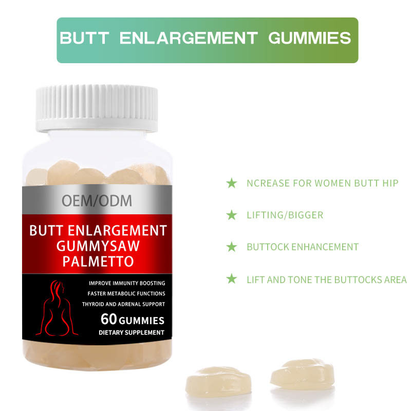 HACCP Butt Breast Increase Black Maca Female Enhancement Gummies For Buttock Hip Lifting