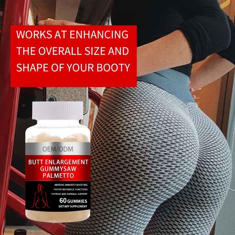 HACCP Butt Breast Increase Black Maca Female Enhancement Gummies For Buttock Hip Lifting