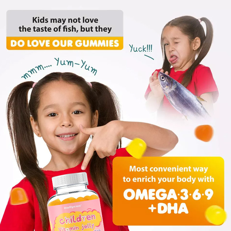 Multivitamin Healthcare Supplement OEM Daily 60 Zinc Bear Gummy Vitamins C For Children