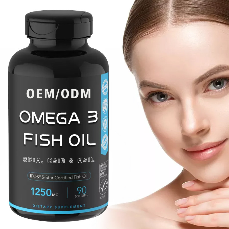 OEM MSDS Omega 3 Fish Oil Heart Brain Immune Support For Men And Women
