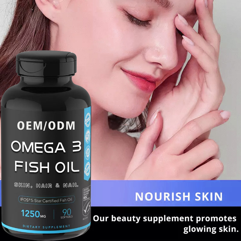 OEM MSDS Omega 3 Fish Oil Heart Brain Immune Support For Men And Women