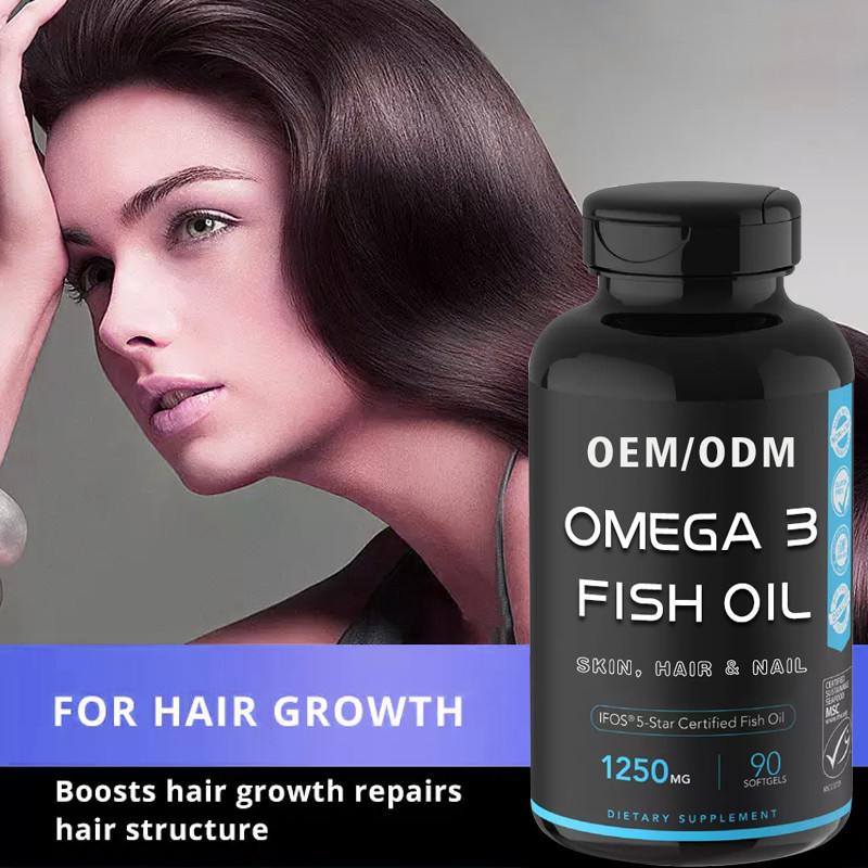 OEM MSDS Omega 3 Fish Oil Heart Brain Immune Support For Men And Women