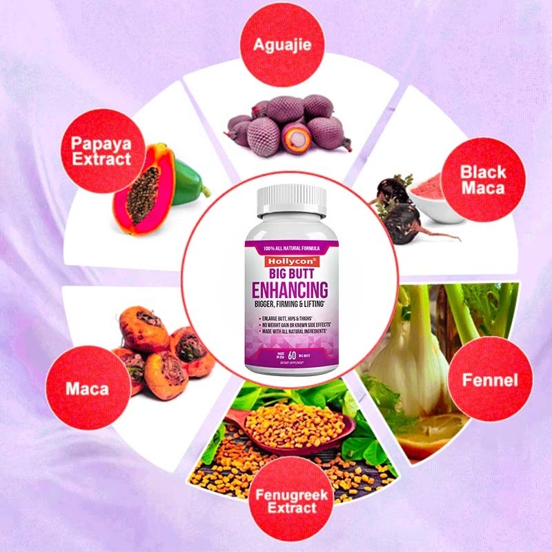 Private Label Healthcare Supplements Support Lifting and Firming Women Natural Butt Enhancement Pills