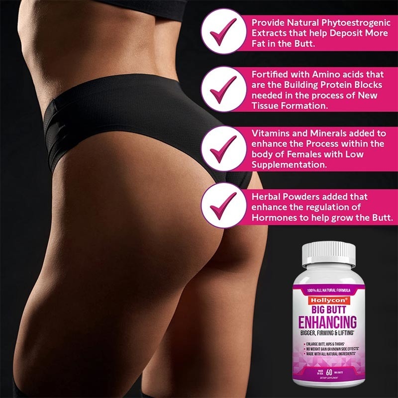 Private Label Healthcare Supplements Support Lifting and Firming Women Natural Butt Enhancement Pills