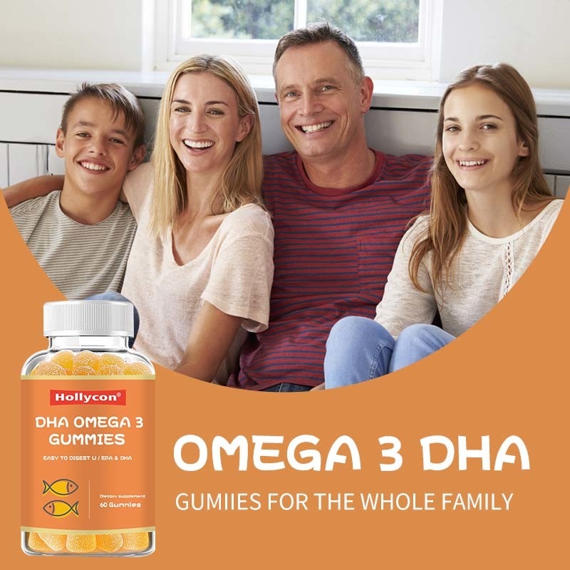Omega 3 EPA DHA Cod Liver Oil Pills Gummy Nutrition Products For Kids Adult
