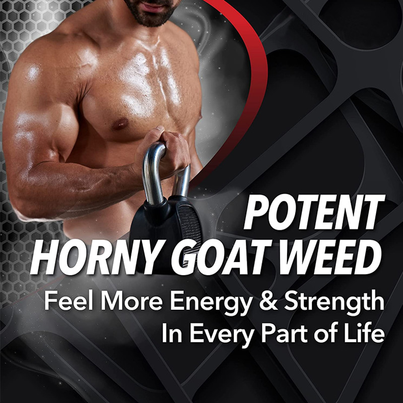 Private Label Healthcare Supplements OEM Support Energy Muscle Hornys Goat Weed Tablets