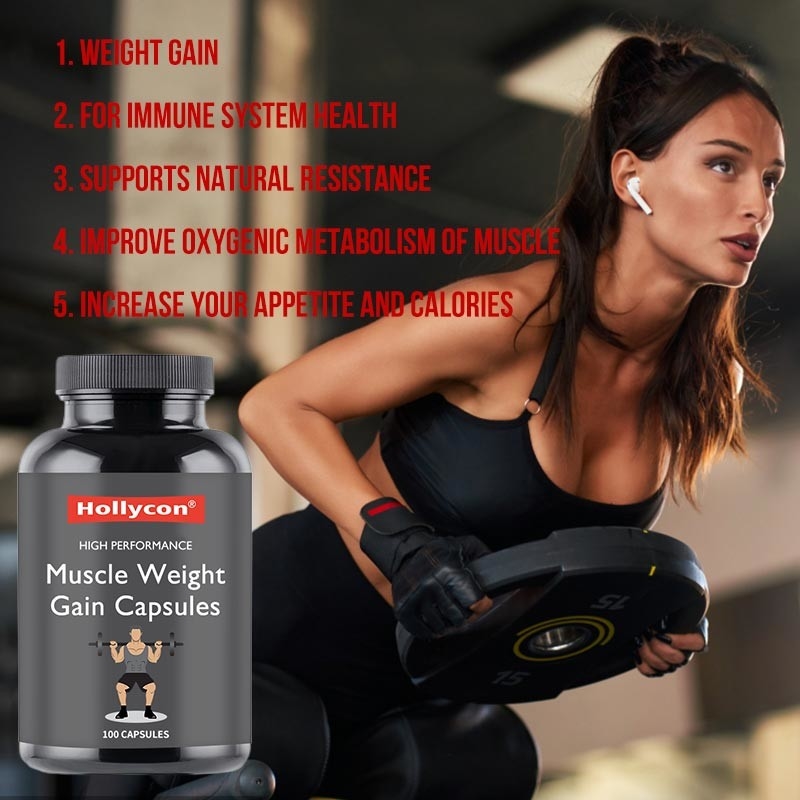 OEM Muscle Weight Gain Gummies For Immune System Health Muscle Weight Gain Capsules