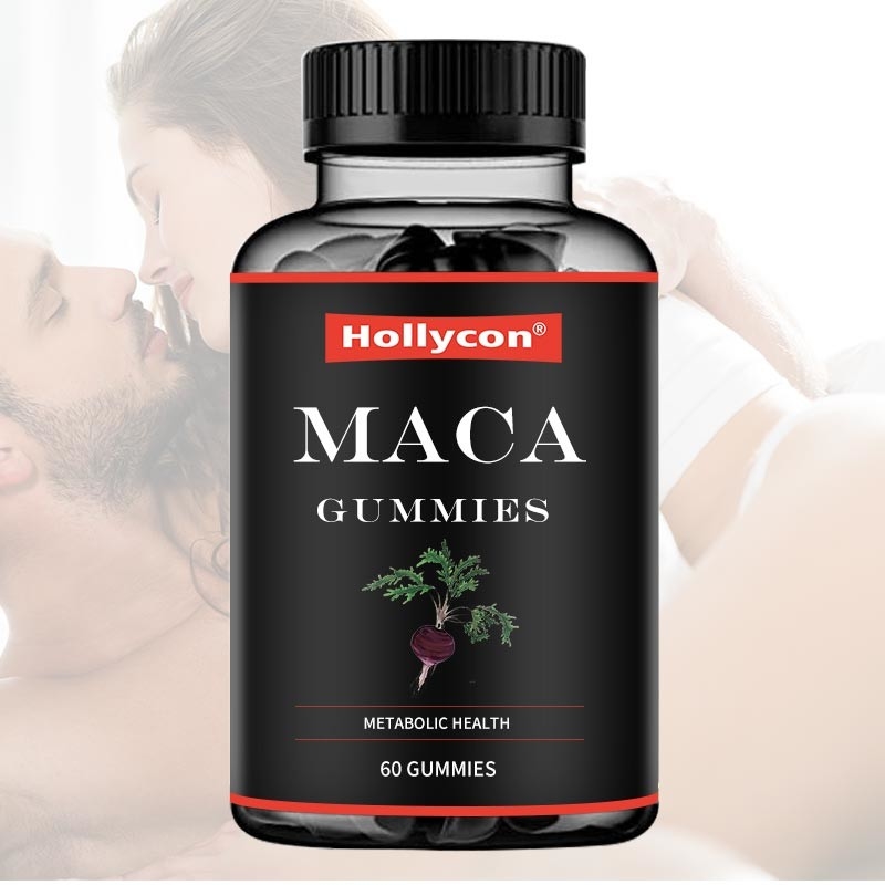 ODM Maca Root Gummies Black Red Yellow Hormonal Support Energy Balance Improves Mood Focus