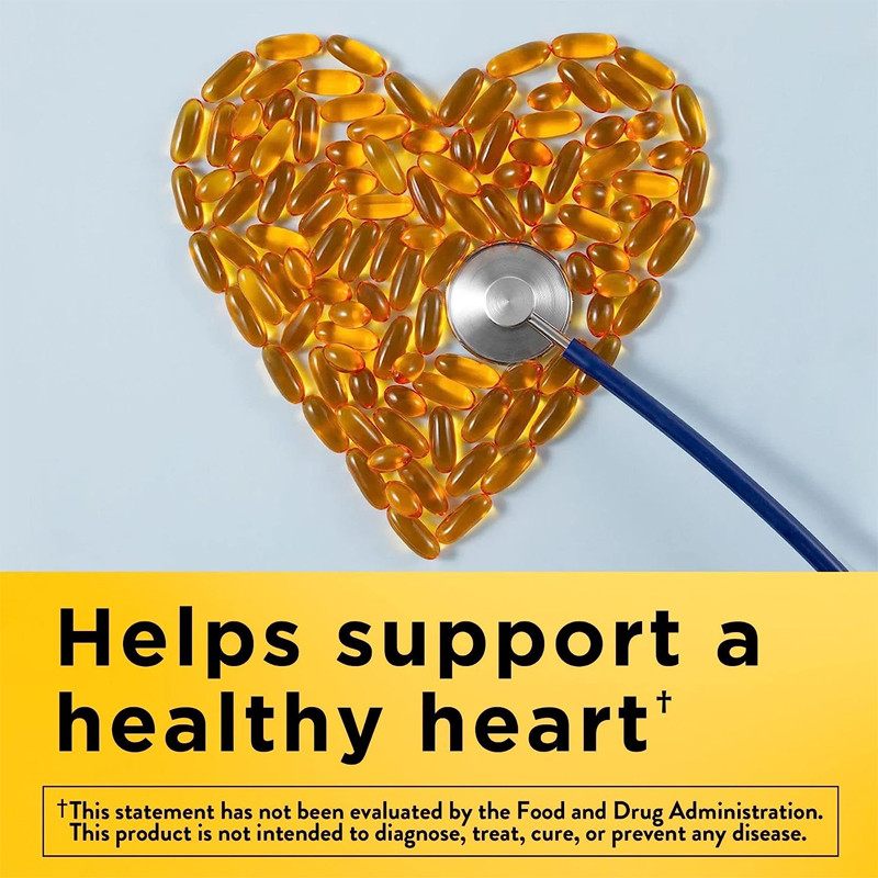 1000Mg Softgels Omega 3 Fish Oil For Healthy Heart Support Supplement 250 Softgels 125 Day Supply