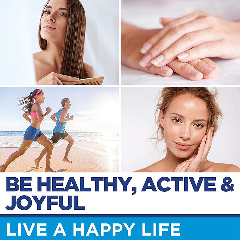 OEM Skincare Biotin Vitamin Gummies Hair Skin And Nails Regrowth 10000 Mcg Softgels 100 Count