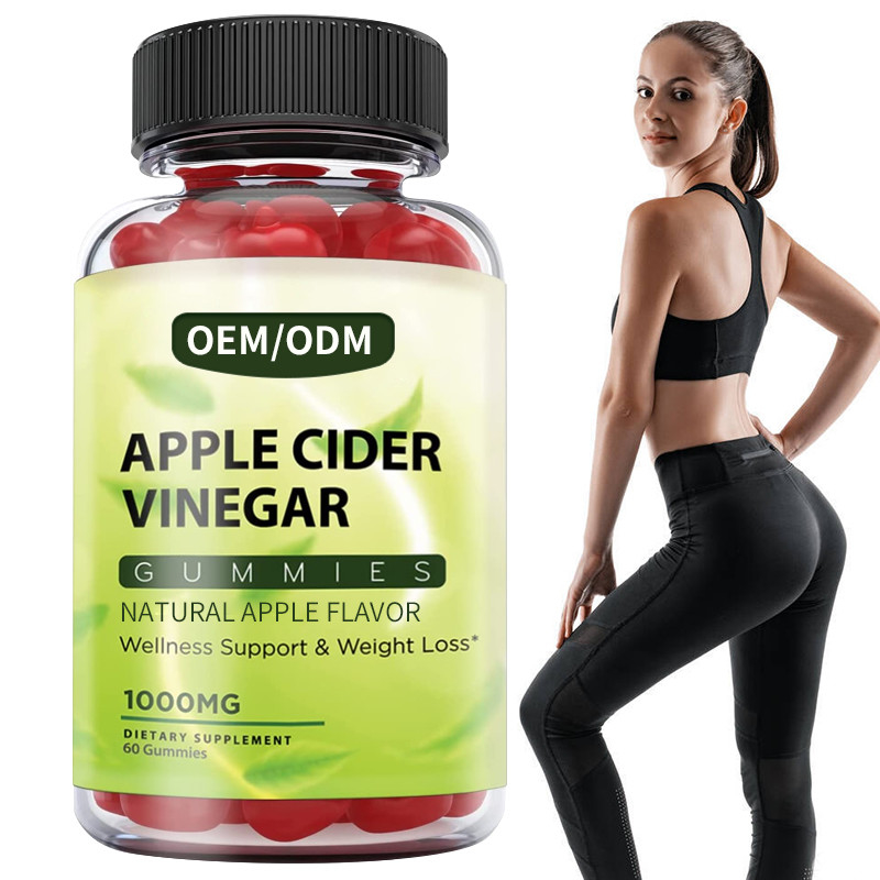 HACCP Apple Cider Vinegar Gummies With Mother Metabolism Control Detox To Help Reduce Stubborn Belly Fat