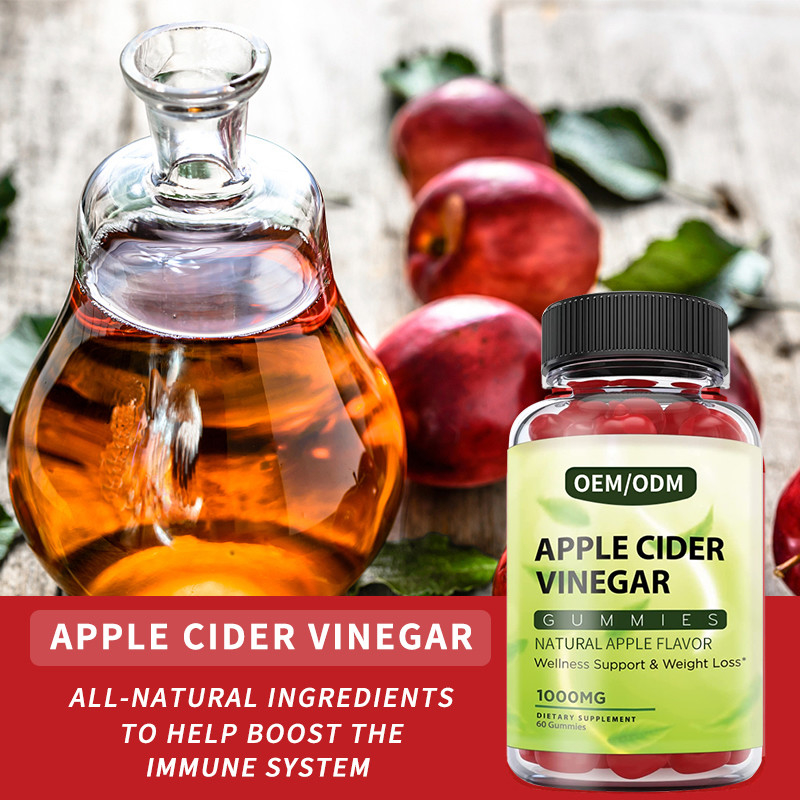 HACCP Apple Cider Vinegar Gummies With Mother Metabolism Control Detox To Help Reduce Stubborn Belly Fat