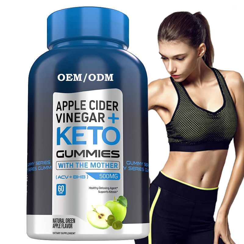 Food Garde ACV Keto Gummies With Mother BHB Apple Cider Vinegar Sugar Free For Energy