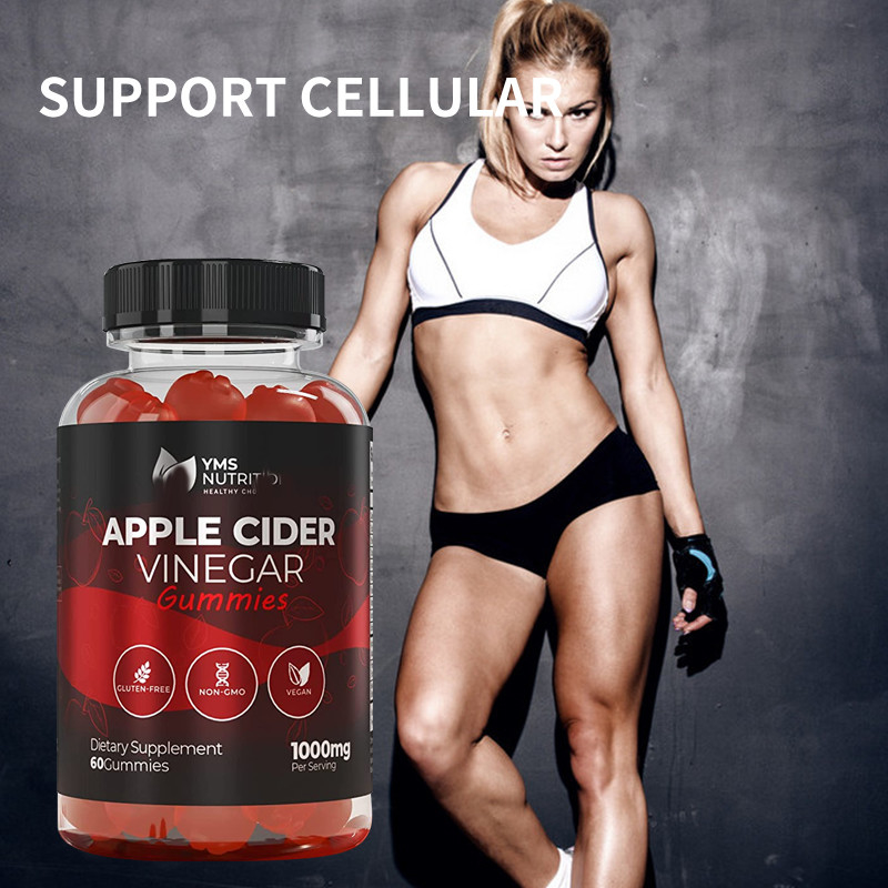 OEM ACV Lose Weight Management Vitamins Gluten Free Vegan Non-GMO Quick Weight Loss Apple Cider Vinegar Gummies
