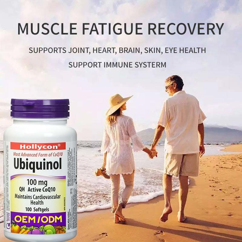 OEM Healthcare Supplement Support Cardiovascular Health C Ubiquinol Coenzyme Q10 Softgel Capsules For Healthy Heart Q10