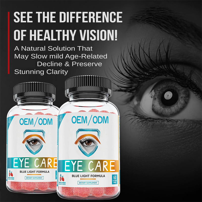GMPC Eye Care Vitamins For Adults Kids Gummy For Eye Health Supplements