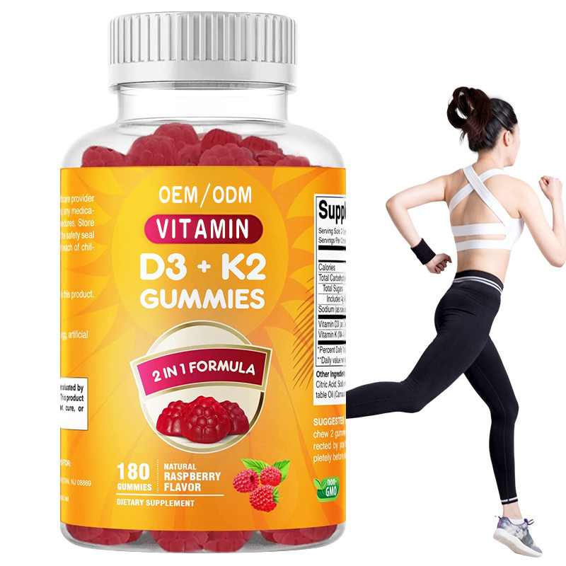 COA Supplements OEM Calcium With Vitamin D3 K2 Bone Health Immune Support Gummies