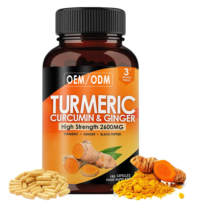 OEM Joint Support With Black Pepper For Immune Support Turmeric Curcumin Supplements