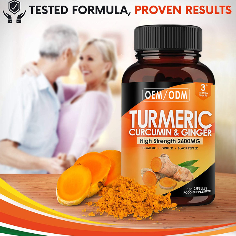 OEM Joint Support With Black Pepper For Immune Support Turmeric Curcumin Supplements