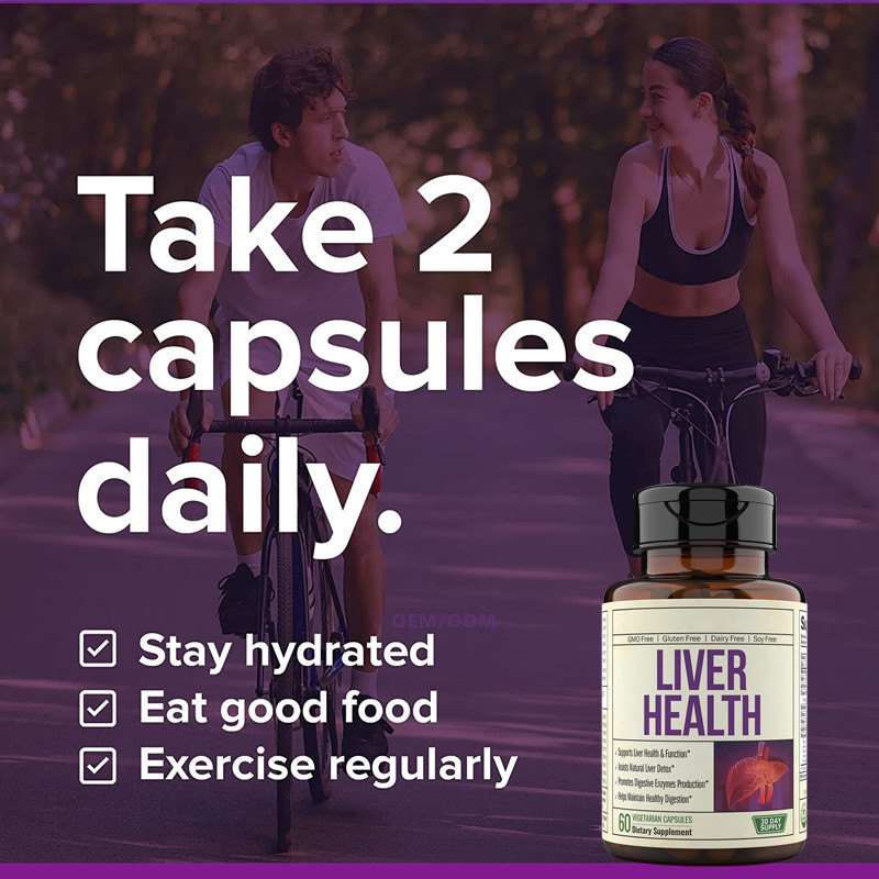 Liver Health Formula Supplement OEM For Liver Detox Cleanse Artichoke Extract With Milk Thistle Liver Support