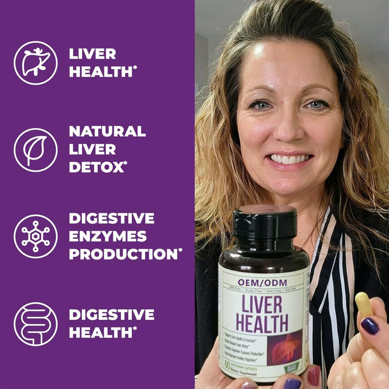 Liver Health Formula Supplement OEM For Liver Detox Cleanse Artichoke Extract With Milk Thistle Liver Support