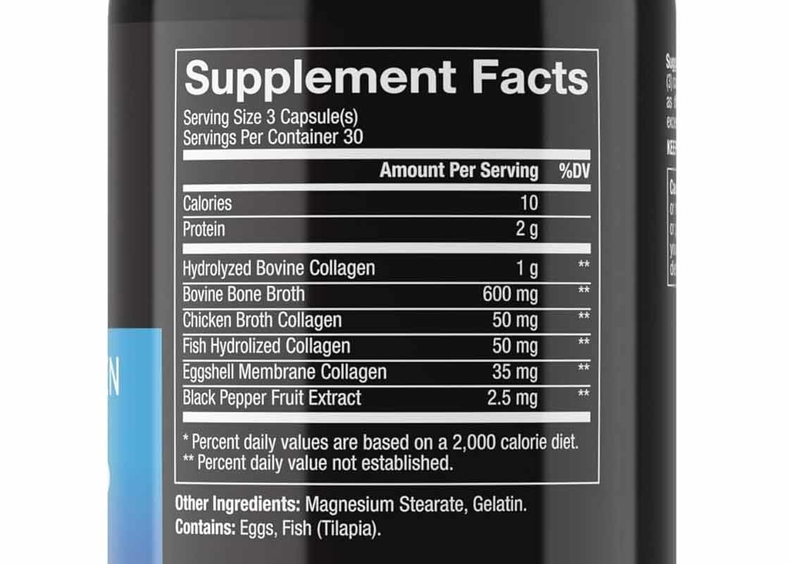 90PCS Multi Collagen Pills Support For Hair Nails Joints And Gut Health Skin Support