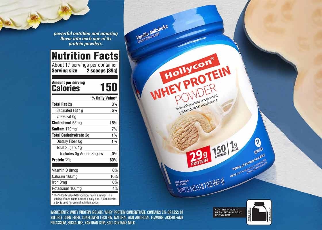 Food Grade Whey Protein Powder For Increasing Muscle Mass Strength Immunity Booster Supplement