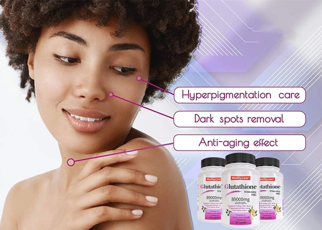 OEM Glutathione Whitening Pills Help To Nourishes Skin And Lightens Tone Anti Aging Supplement