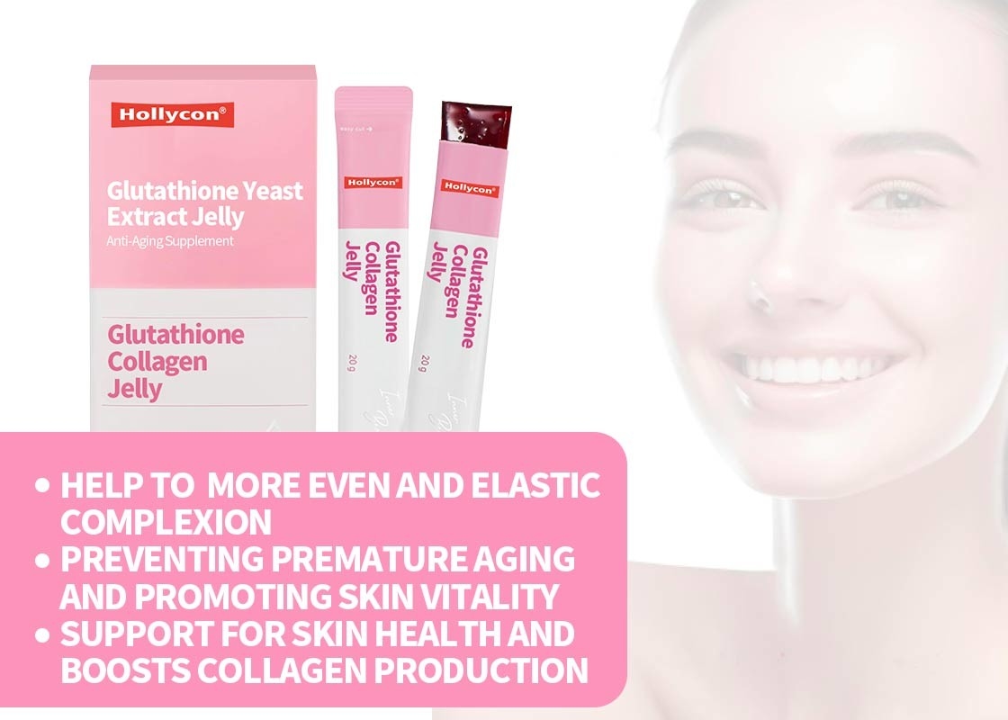 ODM Glutathione Collagen Jelly Support For Skin Health Anti Aging Supplement Glutathione Yeast Extract Jelly