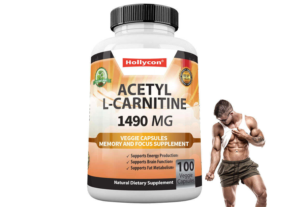 COA L-Carnitine Capsule For Memory And Focus Natural Energy Production Veggie Capsules