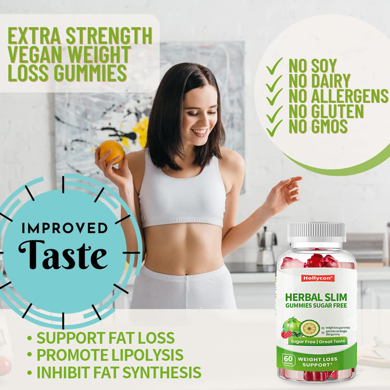 Customize Herbal Slim Gummies Sugar Free Weight Loss Gummies Apple Cider Vinegar Garcinia Cambogia Diet Gummy