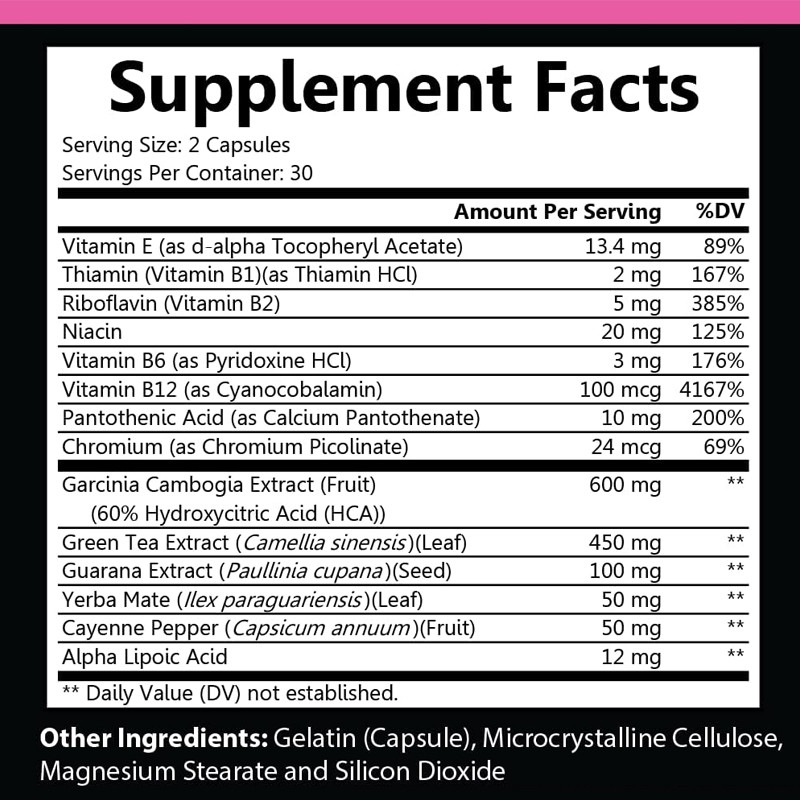 OEM All-Natural Metabolism Booster Hot Skinny Thermogenic Diet Pills Weight Loss Capsules For Women