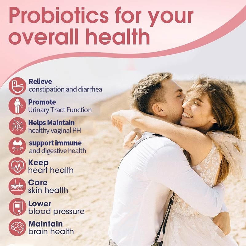 OEM Women Probiotic With D-Mannose And Cranberry For Urinary Tract Gut Digestive Health Prebiotics And Probiotics Powder