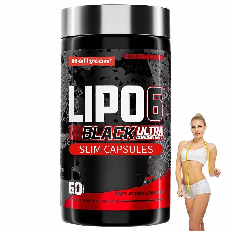 OEM Private Label Lipo-6 Black Ultra Concentrate Slim Capsules Thermogenic Energizing Fat Burner Supplement