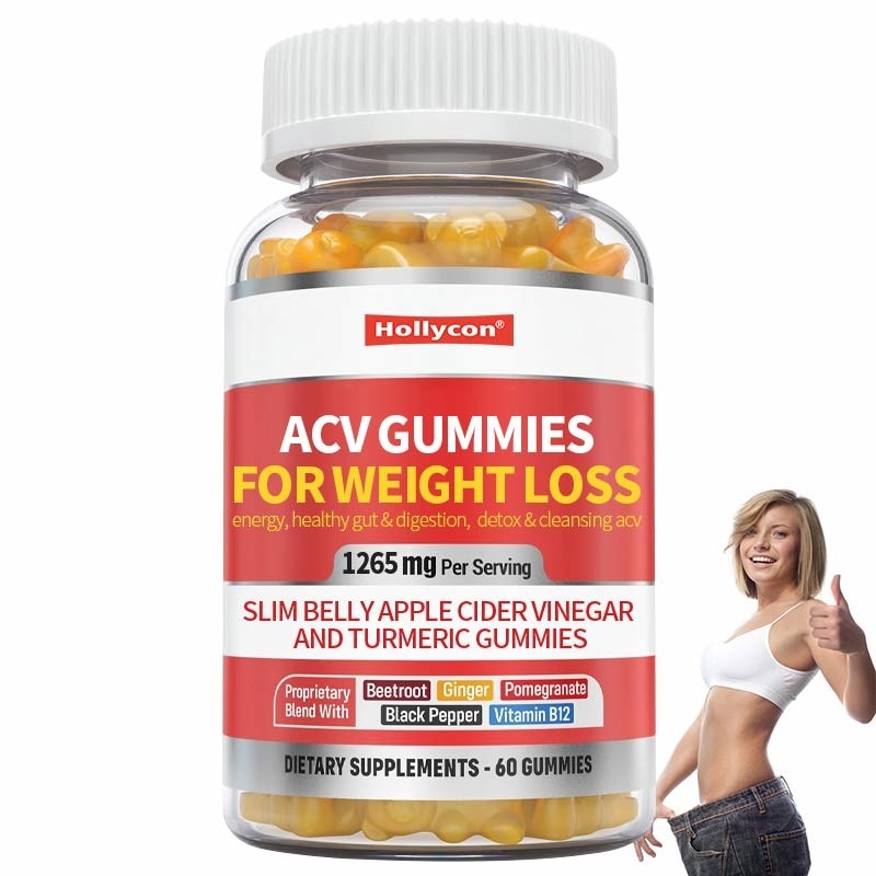 ACV Gummies For Weight Loss Healthy Gut Digestion Support Slim Belly Apple Cider Vinegar And Turmeric Gummies
