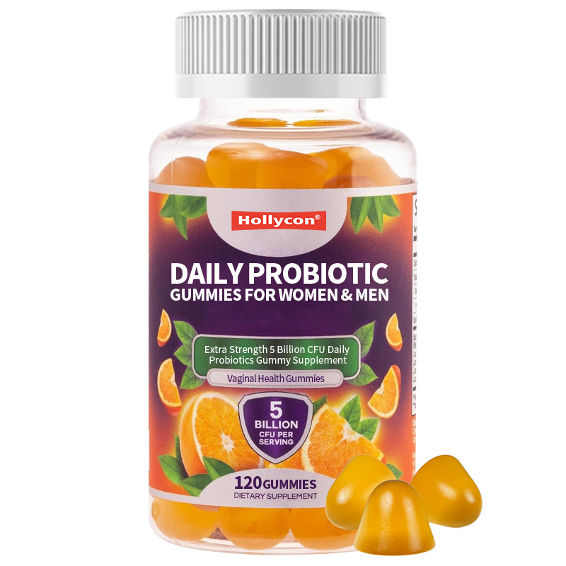 OEM Daily Probiotic Gummies For Women & Men Extra Strength 5 Billion CFU Daily Probiotics Gummy Supplement