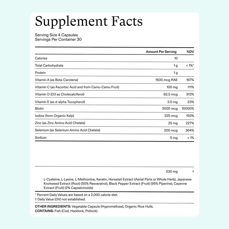 Customize Women'S Hair Growth Supplements Ages 18-44 For Visibly Thicker And Stronger Hair Women Hair Capsules