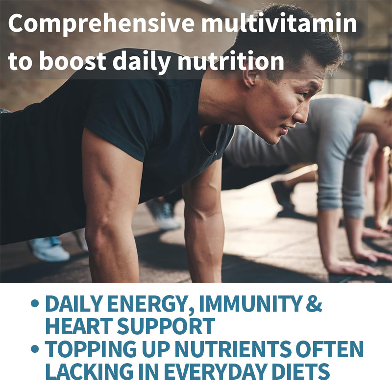 Customized Advanced Men's Multivitamin Methylated B-Vitamins MTHFR Supplement Daily Vegan Vitamins And Minerals Tablets