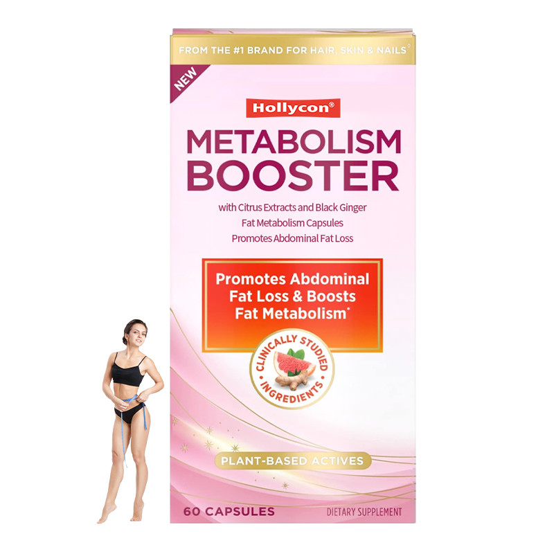 Metabolism Booster Supplement With Citrus Extracts And Black Ginger Fat Metabolism Capsules Promotes Abdominal Fat Loss