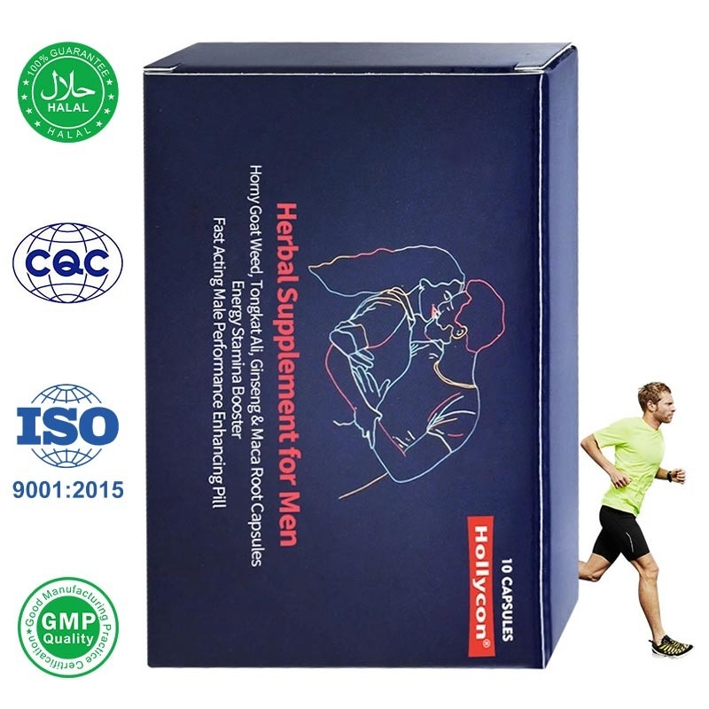 Herbal Supplement For Men Horny Goat Weed  Tongkat Ali Ginseng Maca Root Capsules Fast Acting Male Enhancement Pills
