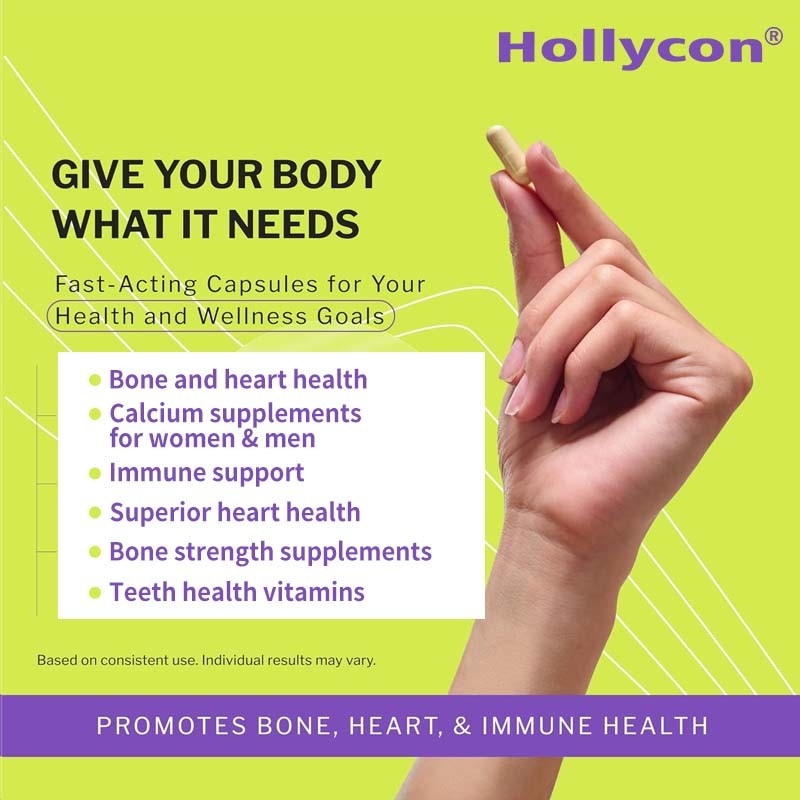 OEM Support Bone Strength Supplements for Immune Vitamin D3 K2 Calcium Capsules
