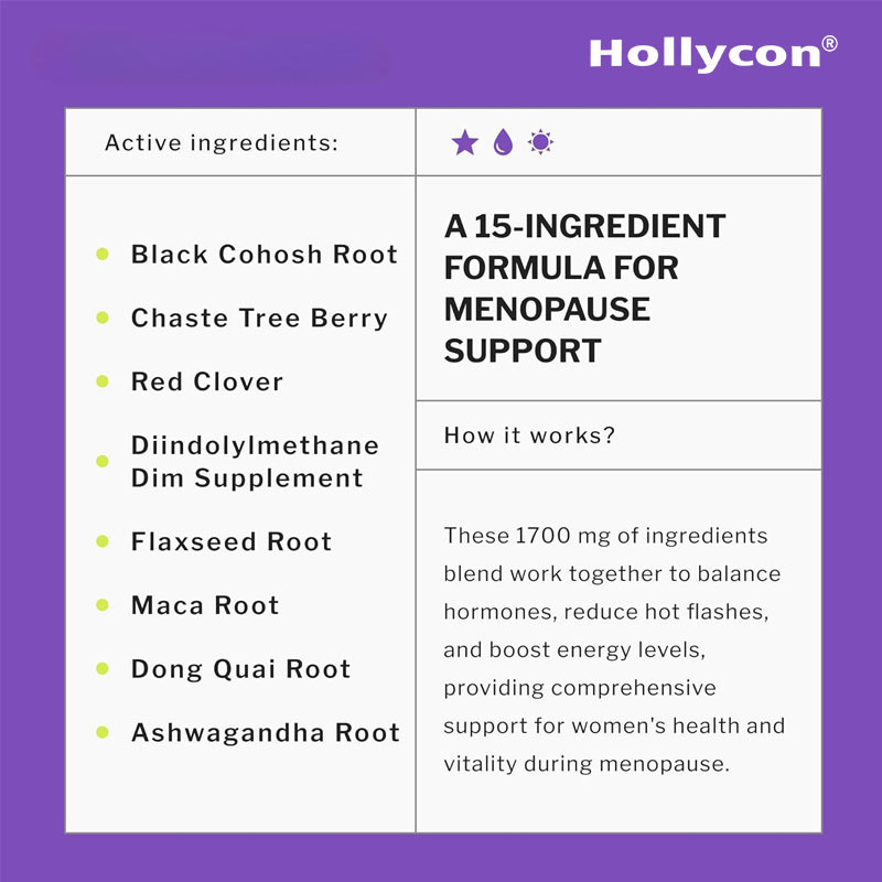 OEM& ODM Hormonal Balance Gut Health for women Menopause Relief Health Capsules