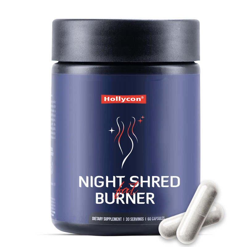 Night Shred Fat Burner and Natural Sleep Support Fast Lose Weight Appetite Suppressant Slimming Capsules