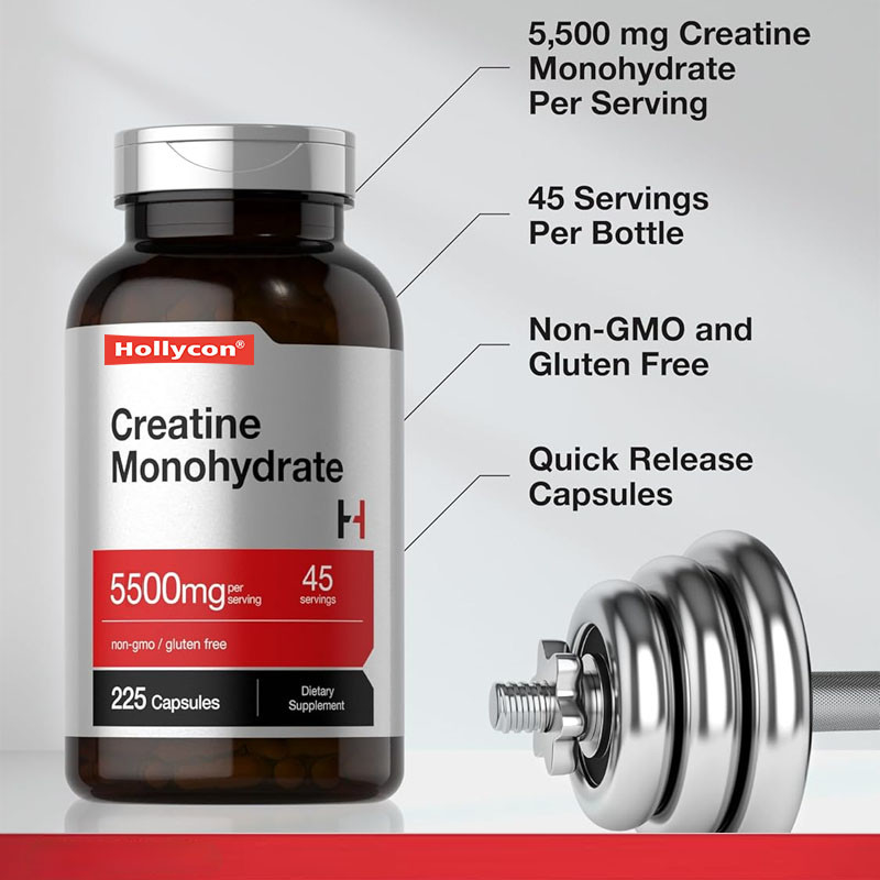 OEM Non-GMO Gluten Free Energy Support For Adults Creatine Monohydrate Capsule