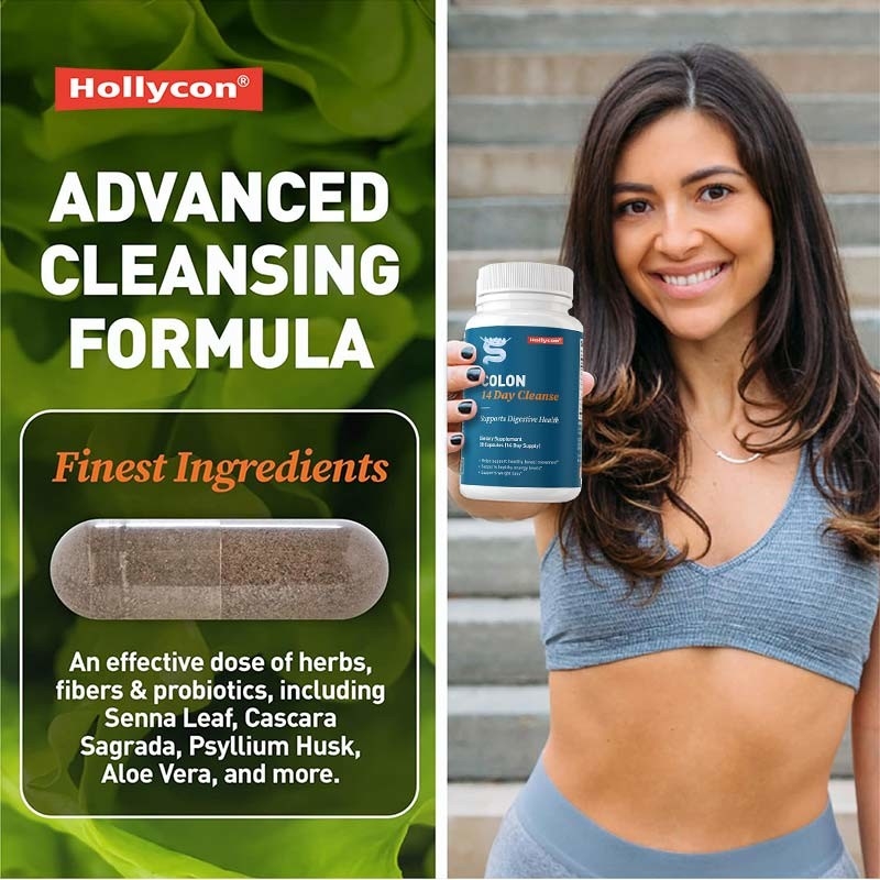 Colon 14 Day Cleanse Advanced Gut Cleanse Detox Support Lose Weight Digestive Health Capsules