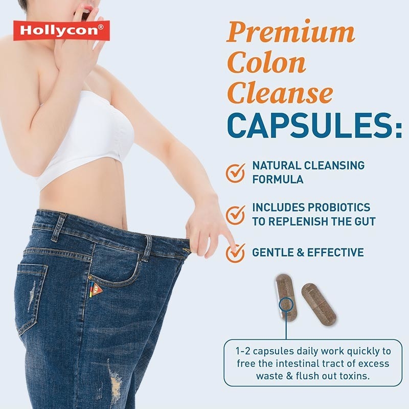 Colon 14 Day Cleanse Advanced Gut Cleanse Detox Support Lose Weight Digestive Health Capsules