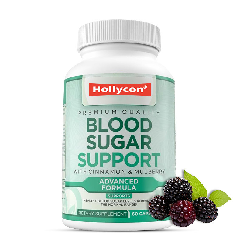 OEM Normal Blood Sugar Support Supplement Cinnamon Bitter Melon Mulberry Zinc Biotin Vitamin Herbal Supplement