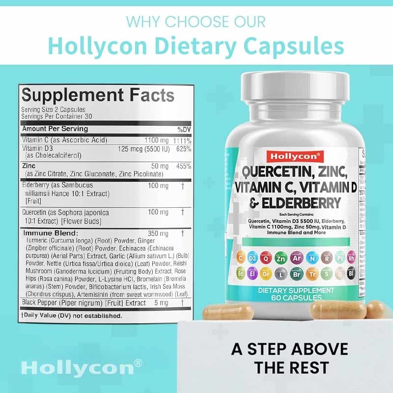 OEM Allergy Relief Lung Immune Defense Support Supplement for Adults Dietary Capsules