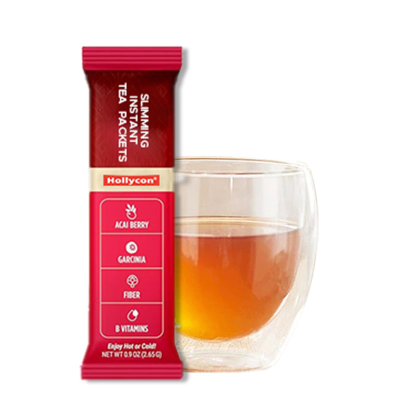 Slimming Instant Tea Packets For Diet Support Oolong tea Vitamins Garcinia On-the-go Instant Sticks
