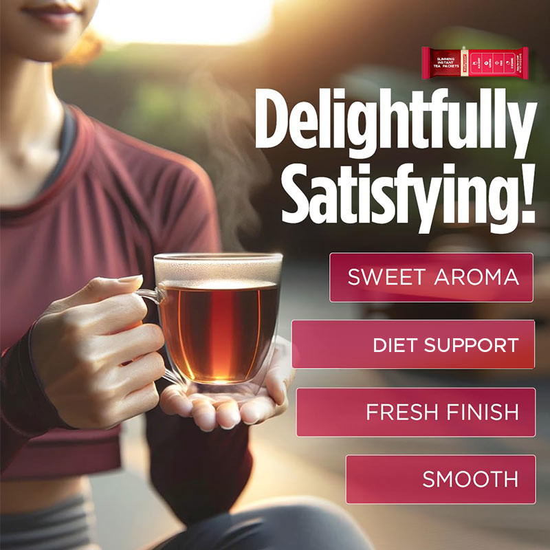 Slimming Instant Tea Packets For Diet Support Oolong tea Vitamins Garcinia On-the-go Instant Sticks